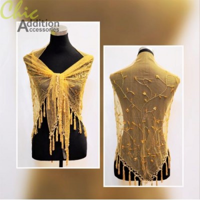 Beaded shawl 04-424B